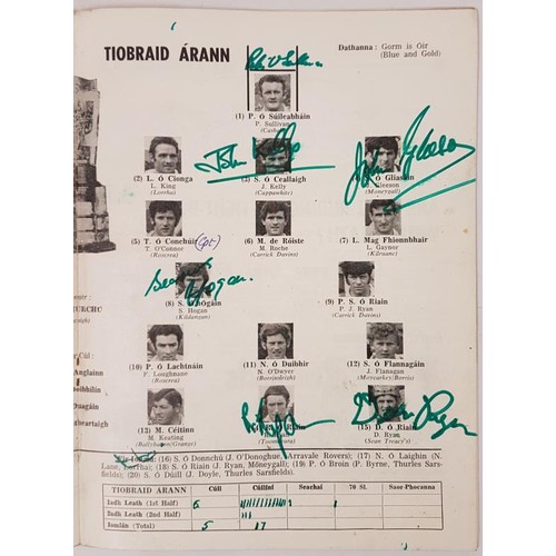 23 - G.A.A.: 1971 All Ireland Hurling Final between Kilkenny & Tipperary Match Programme. September 5... 