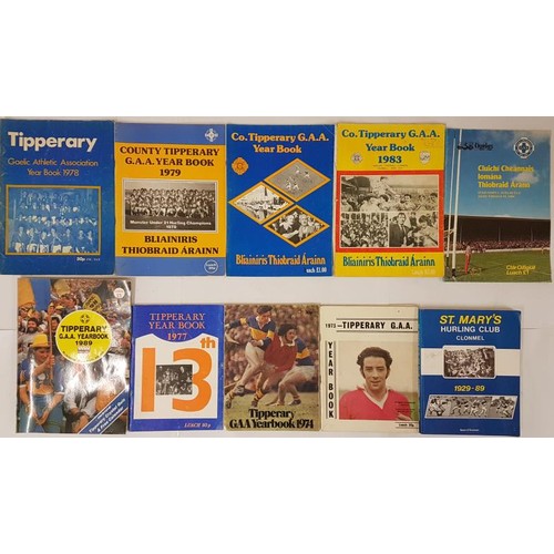 34 - Tipperary G.A.A.: St. Mary's Hurling Club, Clonmel 1929-89; The Tipperary G.A.A. Year Book 1973; 197... 