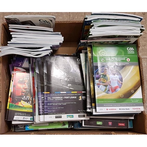 49 - G.A.A. - A Collection of 2000-2021 Inter County Match Programmes - Hurling (69) & Football (69) ... 