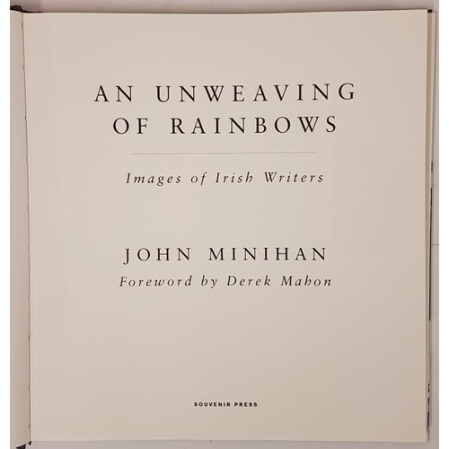 69 - John Minihan. Images of Irish Writers. 1995. Quarto. Fine photographs of, Heaney, Beckett, McGahern,... 