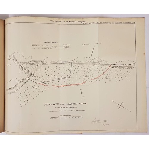 81 - Report from the Select Committee on Harbour Accommodation. 1884. Includes 10 folding maps, some colo... 