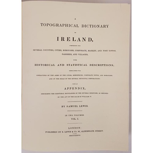 84 - Lewis's Atlas comprising the Counties of Ireland and a general Map of the Kingdom; A Topographical D... 