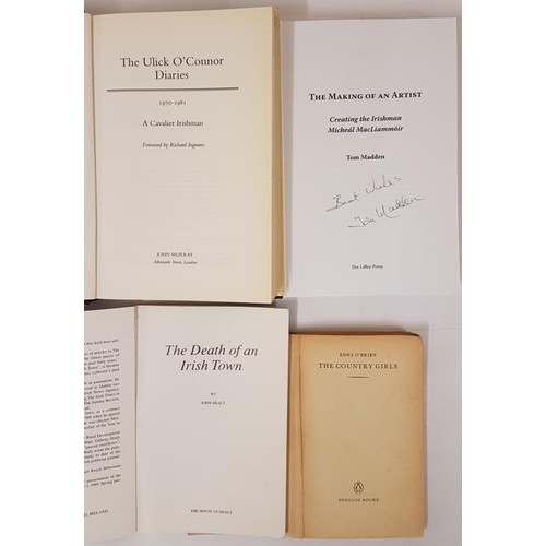 581 - The Ulick O'Connor Diaries 1970-1981 (SIGNED), hb, dj, 2001; The Making OF An Artist, Creating the I... 