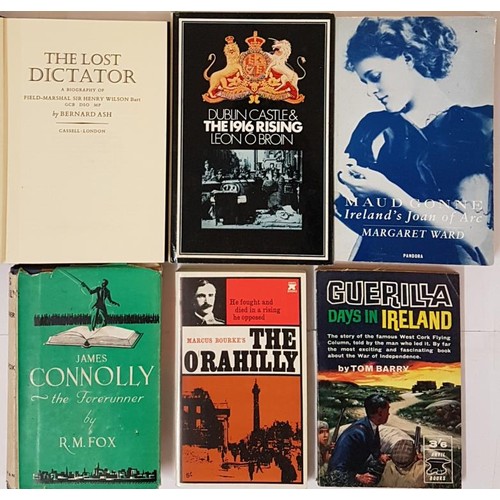 583 - James Connolly the Forerunner by Fox. 1946 in dj; The O’Rahilly by Marcus Bourke. 1967; Guerri... 