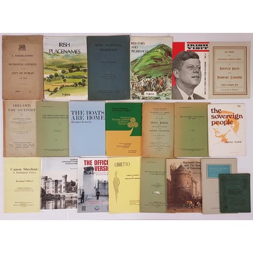 76 - Collection of Irish Interest pamphlets c. 21