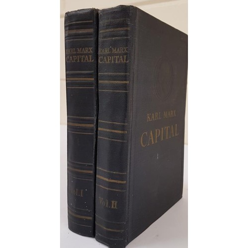 83 - Karl Marx. Capital- A Critical Analysis of Capitalist Production. 1959. 2 volumes. Scarce first Engl... 