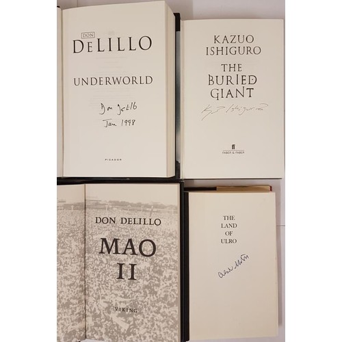 84 - Four Modern Fiction First Editions: Kazuo Ishiguro. The Buried Giant. Faber 2015. VG+ in cloth, dj. ... 