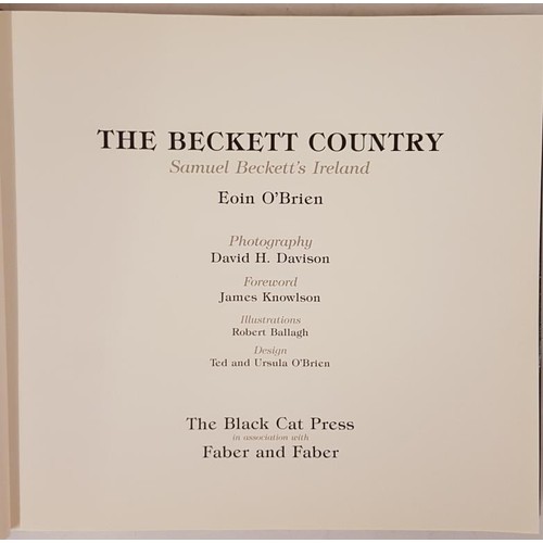 464 - Eoin O’Brien: The Beckett Country. Black Cat/Faber. 1st ed. Signed. VG+in cloth, dj. (1)... 