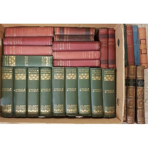 603 - Box of Books by Charles Dickens, circa 25