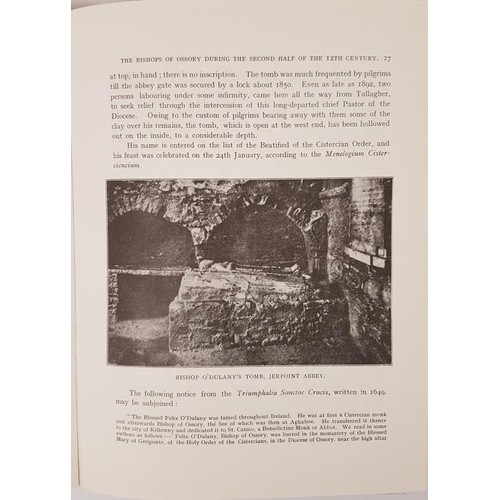 624 - The History and Antiquities of the Diocese of Ossary. Vol 1-4; An Index to the Rev. William Carrigan... 