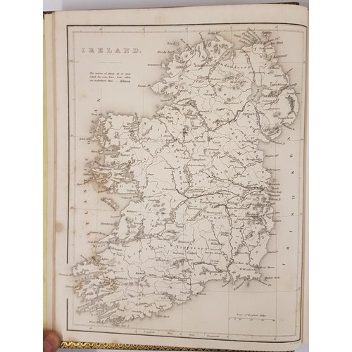 634 - W. H. Bartlett. The Scenery & Antiquities of Ireland. C. 1835. First Map & 120 plates. Compl... 