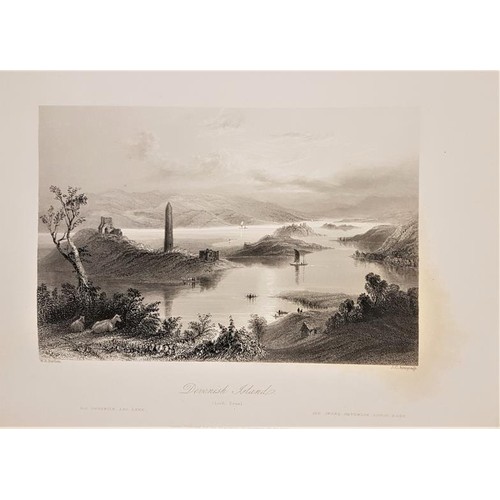 634 - W. H. Bartlett. The Scenery & Antiquities of Ireland. C. 1835. First Map & 120 plates. Compl... 