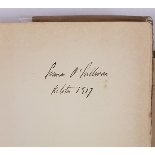 641 - Seumas O’Sullivan; Mud & Purple pages from the diary of a Dublin Man HB signed & dated... 