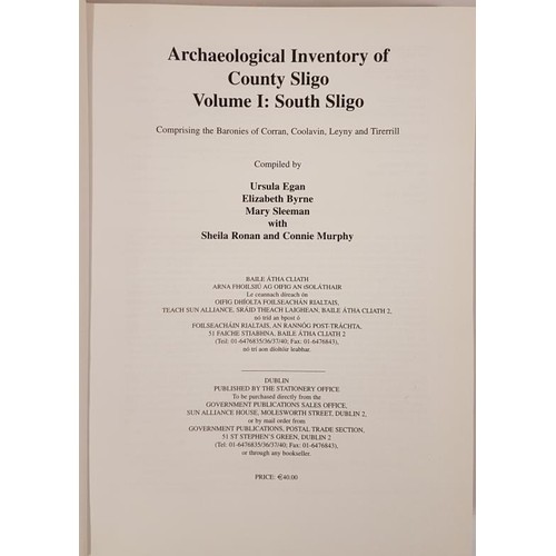 17 - Archaeological Inventory of County Sligo Volume I: South Sligo Comprising the Baronies of Corran, Co... 