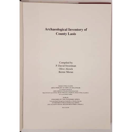 24 - Archaeological Inventory of County Laois Sweetman, P. David - Olive Alcock, Bernie Moran (compilers)... 