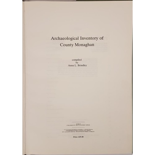 26 - Archaeological Inventory of County Monaghan (Hardback & dj). Published by Duchas The Heritage So... 