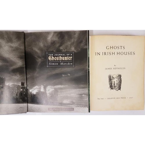 112 - Reynolds, Ghosts in Irish Houses, quarto, NY 1947, intro by Padraic Colum; unusual ills, 283 pps; sc... 