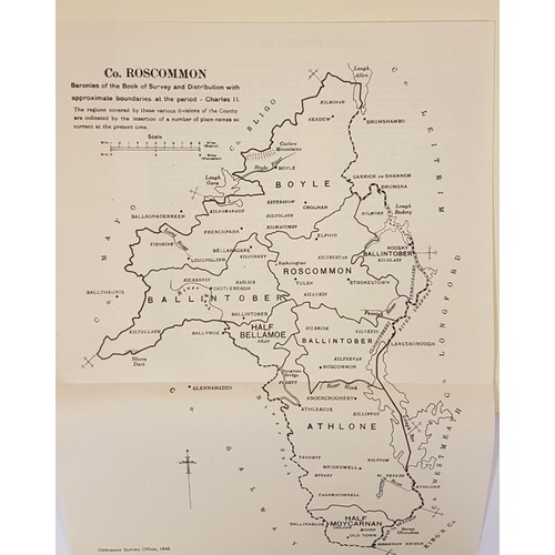 123 - Robert C. Simingtopn. Books of Survey & Distribution: County of Roscommon. 1949. Includes the 4 ... 