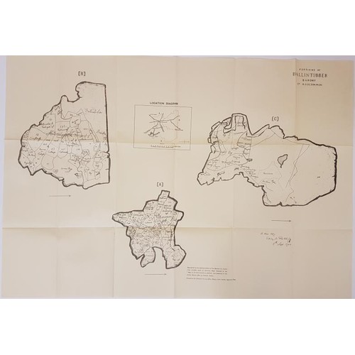 123 - Robert C. Simingtopn. Books of Survey & Distribution: County of Roscommon. 1949. Includes the 4 ... 