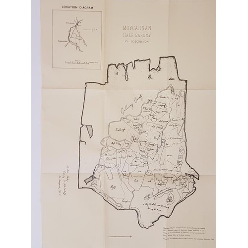 123 - Robert C. Simingtopn. Books of Survey & Distribution: County of Roscommon. 1949. Includes the 4 ... 