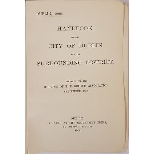 150 - Handbook to the City of Dublin and the Surrounding District. Prepared for Meeting of British Associa... 