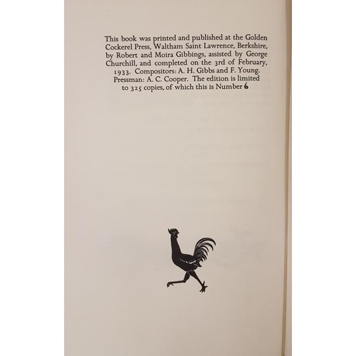 165 - Lord Dunsany. Lord Adrian - A Play in Three Acts. Illustrated by Robert Gibbings. Limited edition Nu... 