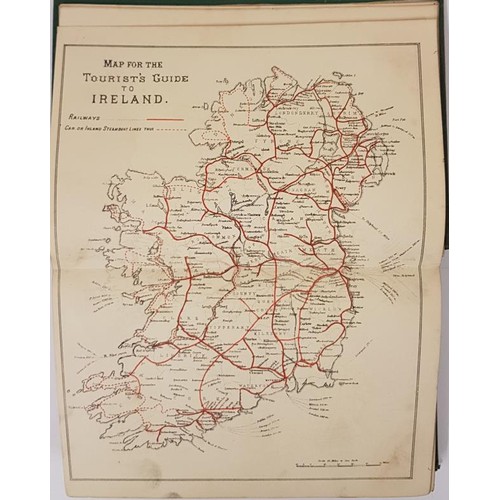 166 - The Tourist’s Guide to Ireland by W. F. Wakeman. Dublin. Circa 1880. Folding map of Ireland. 4... 