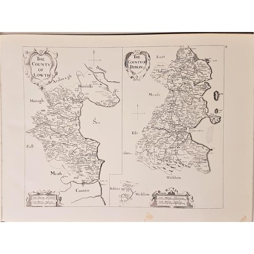 203 - Hiberniae Delineation…Atlas of Ireland by Sir William Petty 1685. Edition of 1968 from Newcas... 