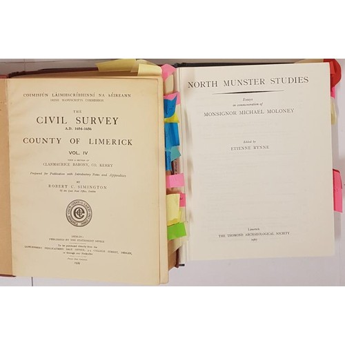 224 - The Civil Survey, County of Limerick AD 1654-1656 Vol 4 by Robert C. Simington. North Munster Studie... 