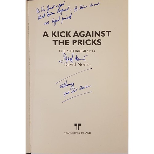 241 - David Norris – A Kick Against the Pricks – signed, 1st Edition