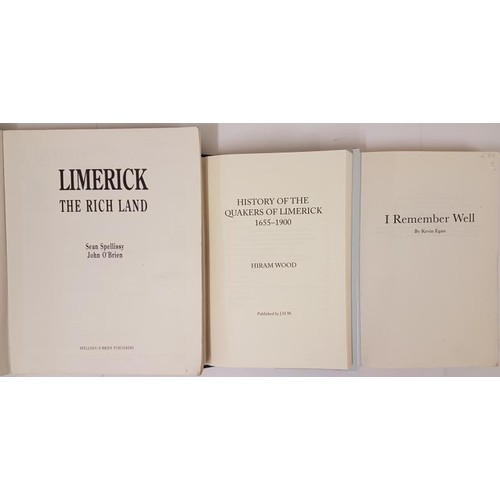 261 - History of the Quakers of Limerick 1655-1900 by Hiram Wood in dust wrapper. Sold out on release; Lim... 