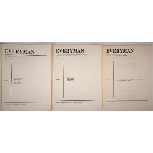 262 - First 3 years of Everyman 1968/1970. Illustrated annual Religio-Cultural journal. Seamus Heany was a... 