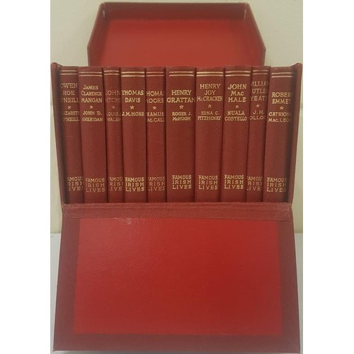 277 - Famous Irish Lives - 10 Vols - Phoenix Publishing Company Ltd, Dublin & Belfast. Complete 10 vol... 