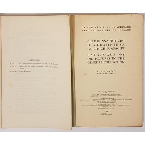 284 - Rosalind Elmes. Catalogue of Irish Topographical Prints and Original Drawings 1943 and Catalogue of ... 