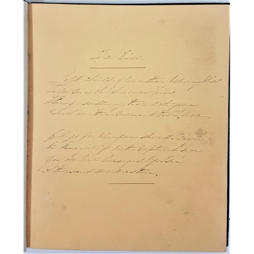 326 - 19th Century Manuscript of short stories and poems by C. Buchanan.