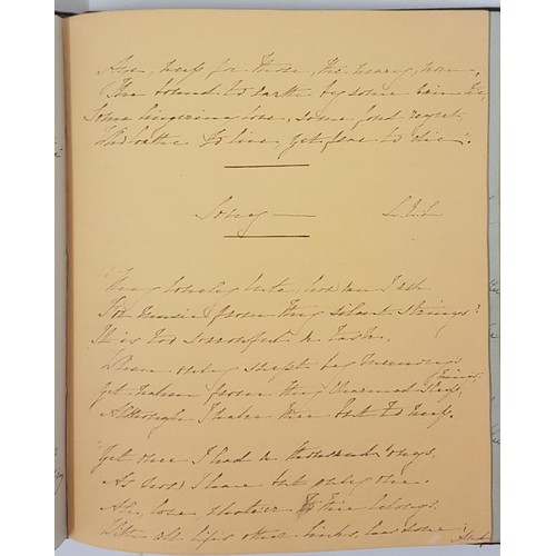 326 - 19th Century Manuscript of short stories and poems by C. Buchanan.