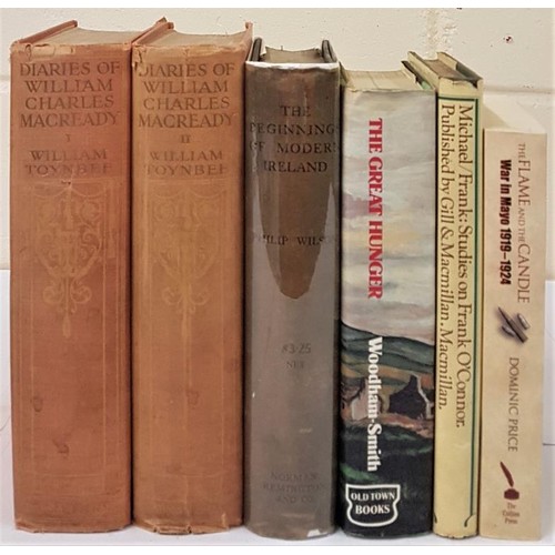 329 - Diaries of William Charles Macready by William Toynbee, 2 vol set; The Beginnings Of Modern Ireland ... 