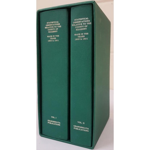 338 - William Tighe’s Statistical Observations,. Co Kilkenny, 1800-1801. Facsimile edition 1998 Gran... 