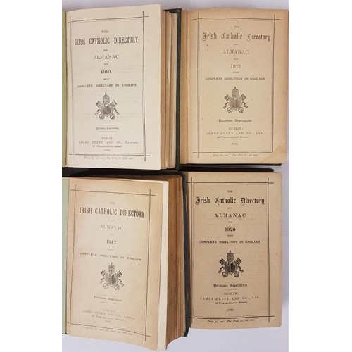 342 - The Irish Catholic Directories and Almanacks. 1910. 1922. 1920. 1912. Contains an enormous amount of... 