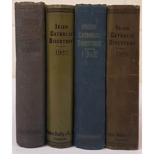 342 - The Irish Catholic Directories and Almanacks. 1910. 1922. 1920. 1912. Contains an enormous amount of... 