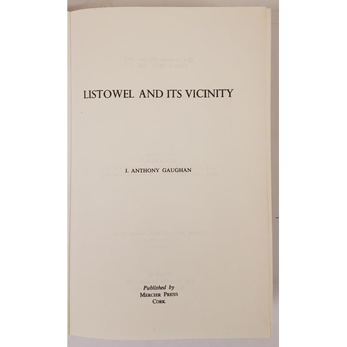 343 - Gaughan, Listowel and its Vicinity, 8vo, dj, revised edition 2nd 1974, 604 pps; Ex libris George Cun... 