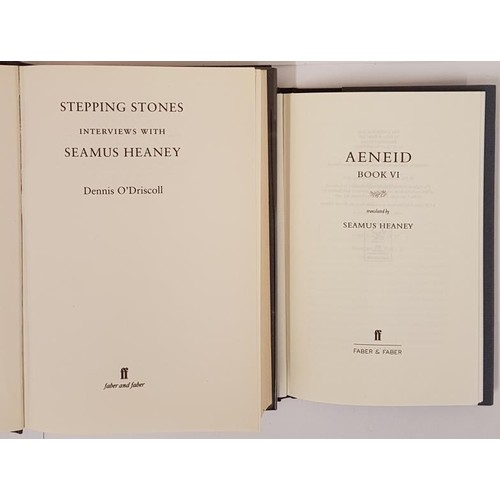 381 - Denis O'Driscoll. Stepping Stones. Interviews with Seamus Heaney. 2008. 1st; and Seamus Heaney. Aene... 