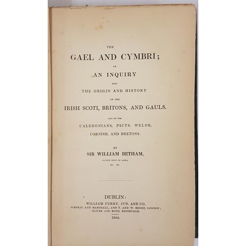 408 - The Gael and the Cymbri or an Inquiry into Origin, History of Irish Scoti, Britons and Gauls by Sir ... 