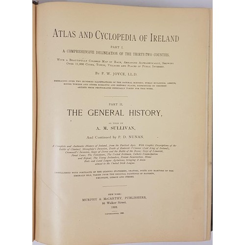 423 - Atlas and Cyclopedia of Ireland in 2 parts. Part 1, A Comprehensive Delineaton of the Thirty-Two Cou... 