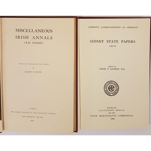 425 - Seamus O'hInnse. Miscellaneous Irish Annals (A.D. 1114-1437) Folding facsimile manuscripts. Original... 