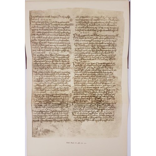 425 - Seamus O'hInnse. Miscellaneous Irish Annals (A.D. 1114-1437) Folding facsimile manuscripts. Original... 