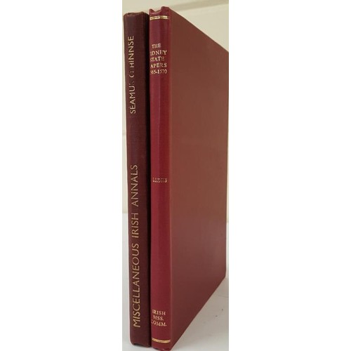 425 - Seamus O'hInnse. Miscellaneous Irish Annals (A.D. 1114-1437) Folding facsimile manuscripts. Original... 