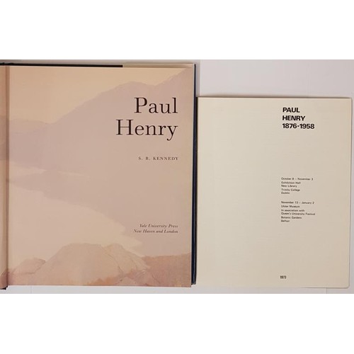 433 - Paul Henry. Scarce exhibition catalogue of exhibition at Trinity College, Dublin Oct/Nov 1973 and at... 