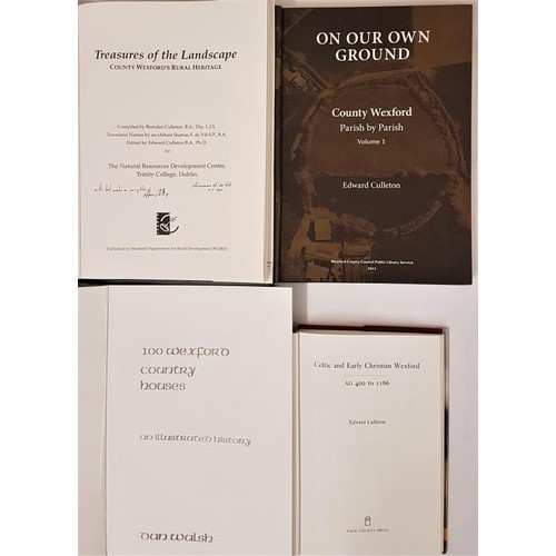 436 - Wexford: Treasures Of The Landscape, County Wexford's Rural Landscape by Brendan Culleton, 1994; On ... 