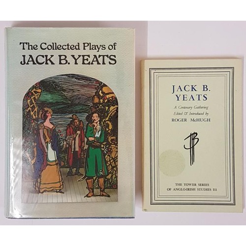 454 - R. Skelton. The Collected Plays of Jack Butler Yeats. 1971. Illustrated. Fine pictorial d.j.;  ... 